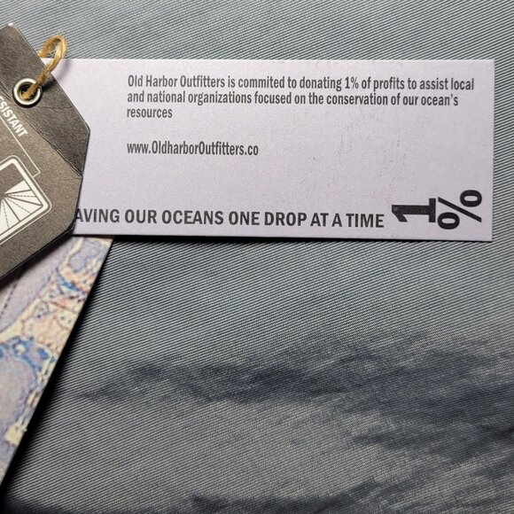 Old Harbor Outfitters Mens Gray Fishing Shorts Style S630 Size Small - Picture 6 of 16